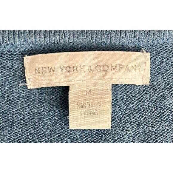 New York and Co. Sky Blue Sweater / SZ: M / NWOT - Picture 9 of 9